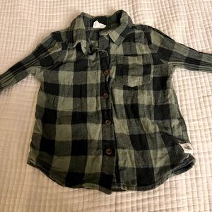 Cotton on kid’s flannel shirt